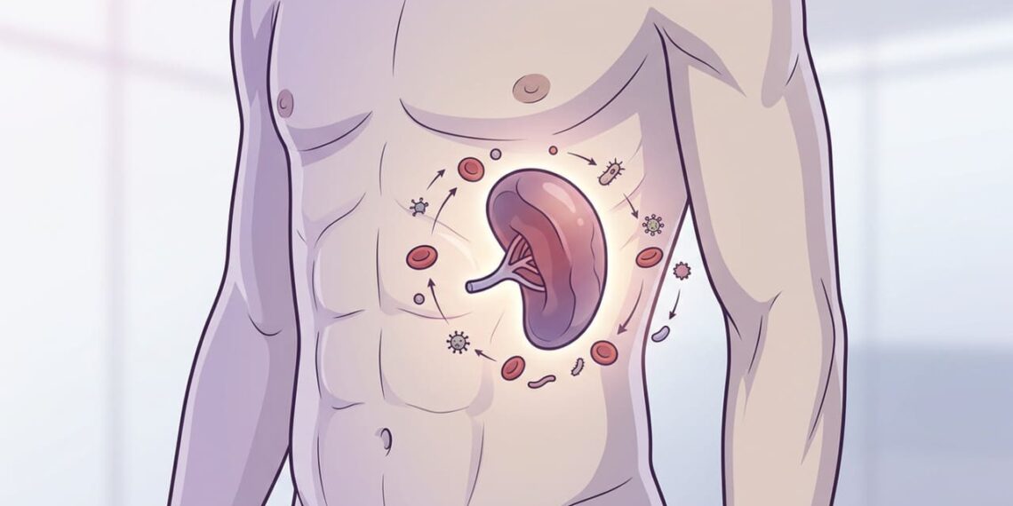 Órgão esquecido: o baço é crucial para a defesa imunológica e a filtragem do sangue ao longo da vida