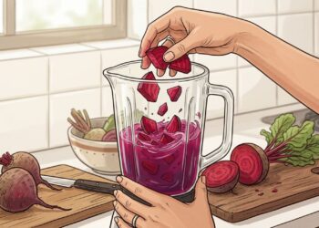 Suco de beterraba antes do treino pode melhorar força, resistência e circulação por causa dos nitratos naturais