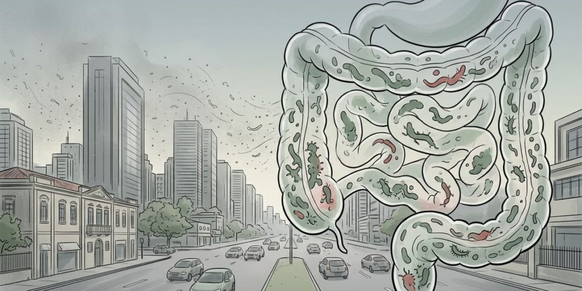 Como a poluição do ar pode desequilibrar a microbiota intestinal e aumentar inflamação fora dos pulmões