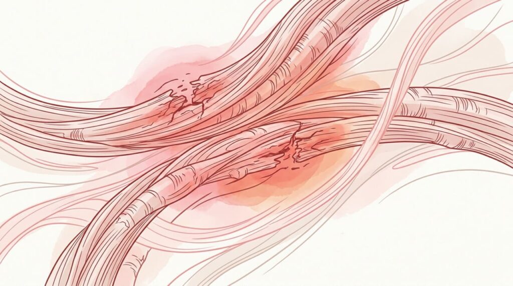 De acordo com a fisiologia do exercício, por que você sente mais dor muscular no segundo dia após o treino?