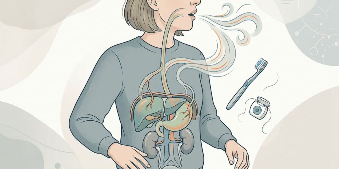 Mau hálito persistente não é apenas um problema de higiene bucal: é um sinal fisiológico de que seu sistema digestivo ou metabólico pode estar alterado