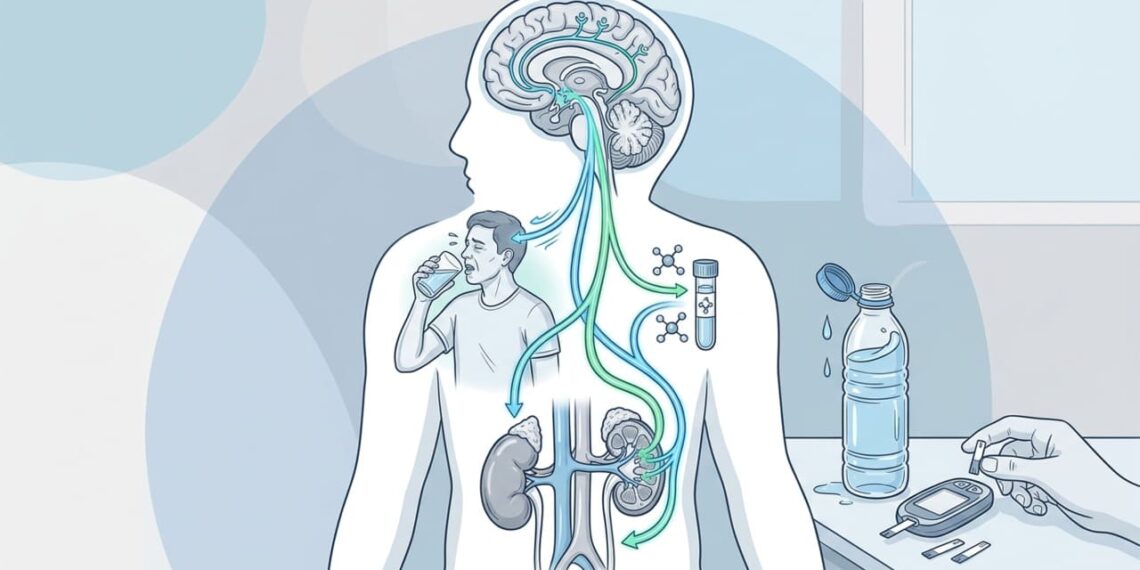Sede excessiva não é apenas consequência do calor ou da alimentação: é um sinal fisiológico de que seu metabolismo ou seus rins podem estar alterados