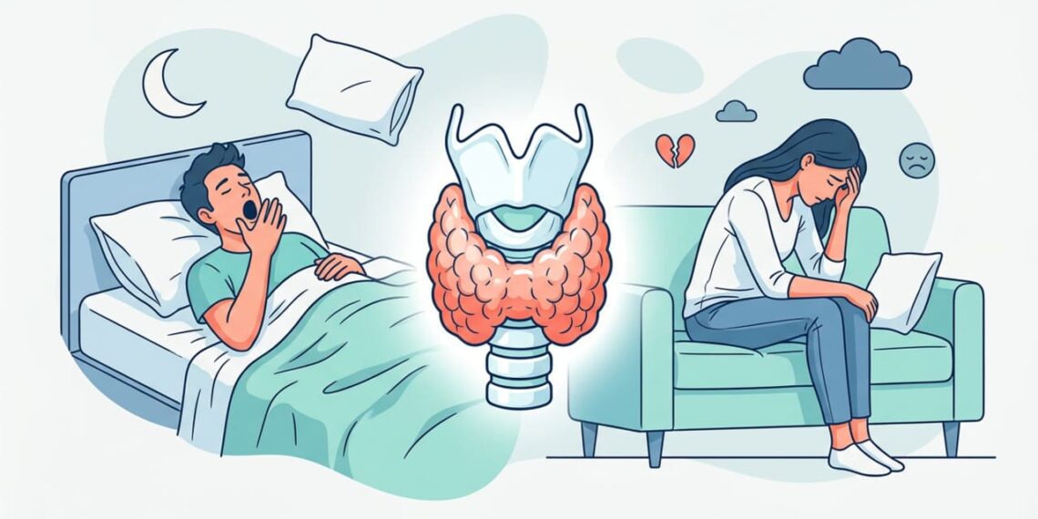 Como é a fadiga causada pelo hipotireoidismo e como diferenciá-la do cansaço por privação de sono ou depressão?