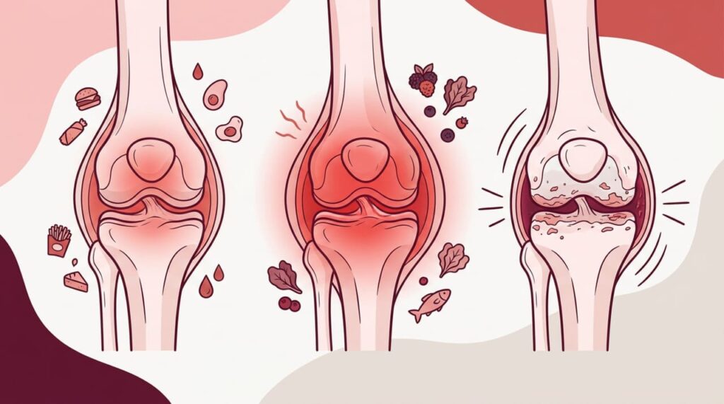 Como é a dor nas articulações causada pela inflamação alimentar e como diferenciá-la de artrite ou artrose?