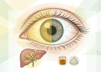 Uma das maneiras de identificar problemas no fígado é através da coloração amarelada nos olhos e na pele