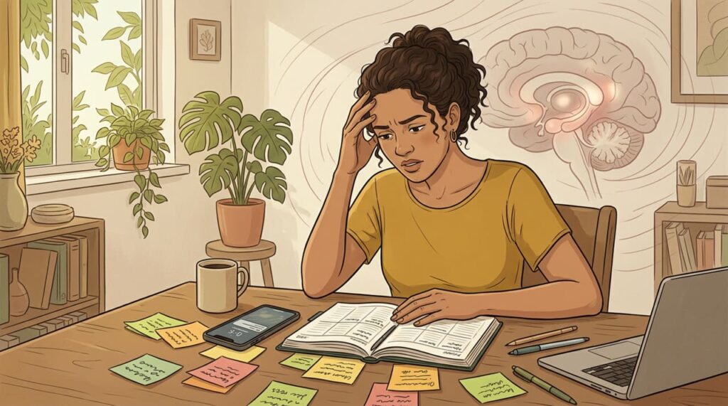 Como é a perda de memória causada pelo estresse crônico e como diferenciá-la do início de um declínio cognitivo?