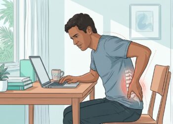 Como é a dor nas costas causada pela postura inadequada e como diferenciá-la de um problema renal ou discal?