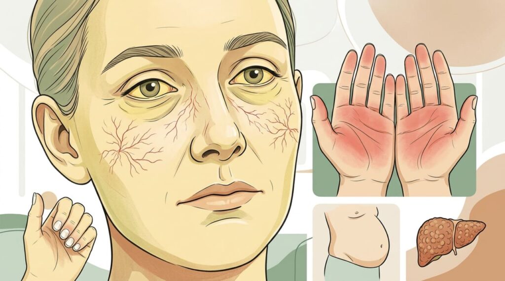 Reconhecendo a cirrose hepática no rosto: Veja como a pele se altera