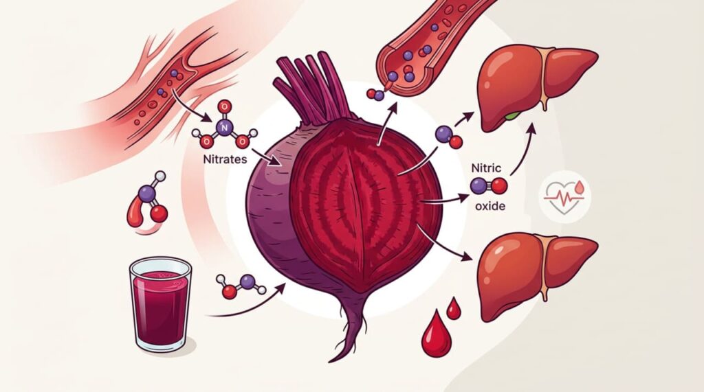 O que a beterraba crua faz ao fígado e à pressão arterial