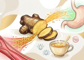 O que o gengibre cru faz ao estômago e à circulação sanguínea