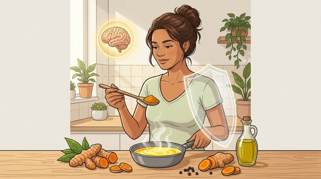 O que o açafrão cru faz ao cérebro e ao sistema imunológico