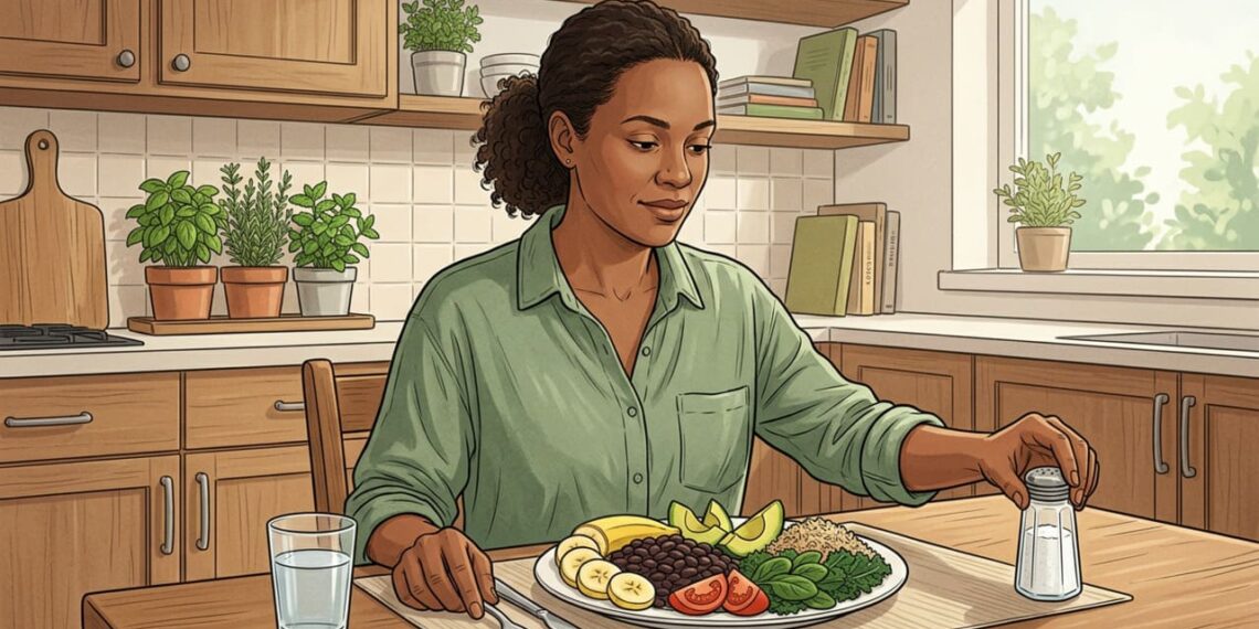 O baixo consumo de potássio se junta ao excesso de sal como alerta para a pressão alta