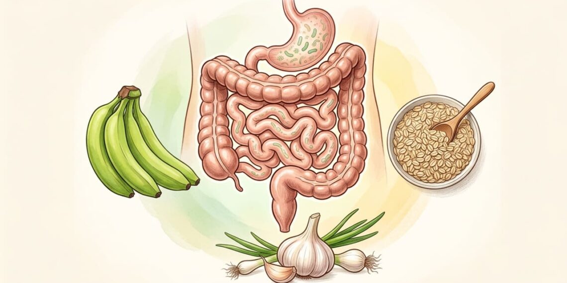Alimentos que reduzem o inchaço abdominal e equilibram a flora intestinal