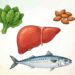 Quais vitaminas o fígado precisa para se recuperar e em quais alimentos estão