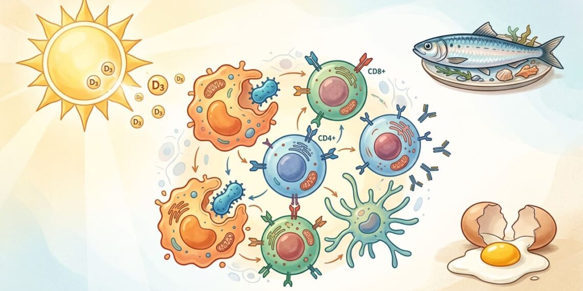 Vitamina D para imunidade baixa: o que dizem os estudos científicos?