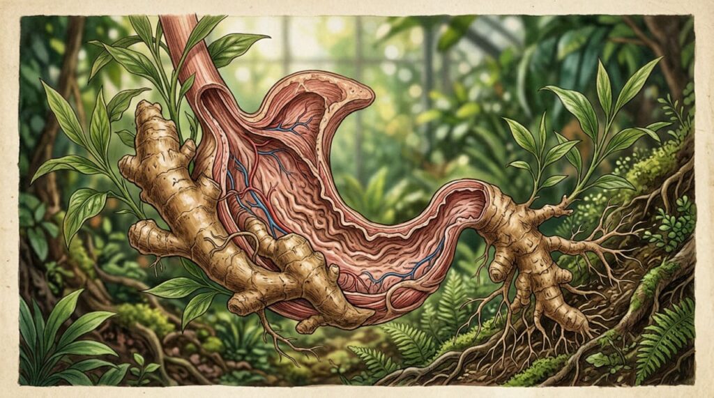 O gengibre funciona muito bem para aliviar enjoos e náuseas