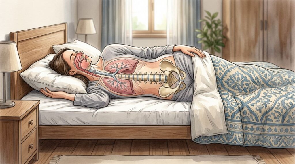 A posição para dormir reduz a dor e diminui o ronco; o lado em que se deita, esquerdo ou direito, é melhor para o coração