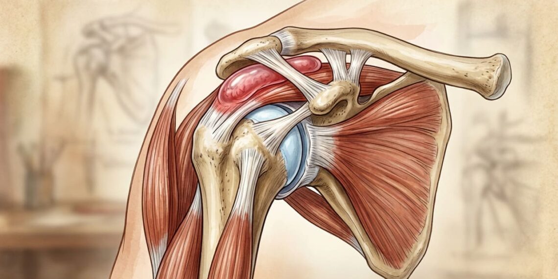 O que é a bursite no ombro e como ela afeta o movimento?