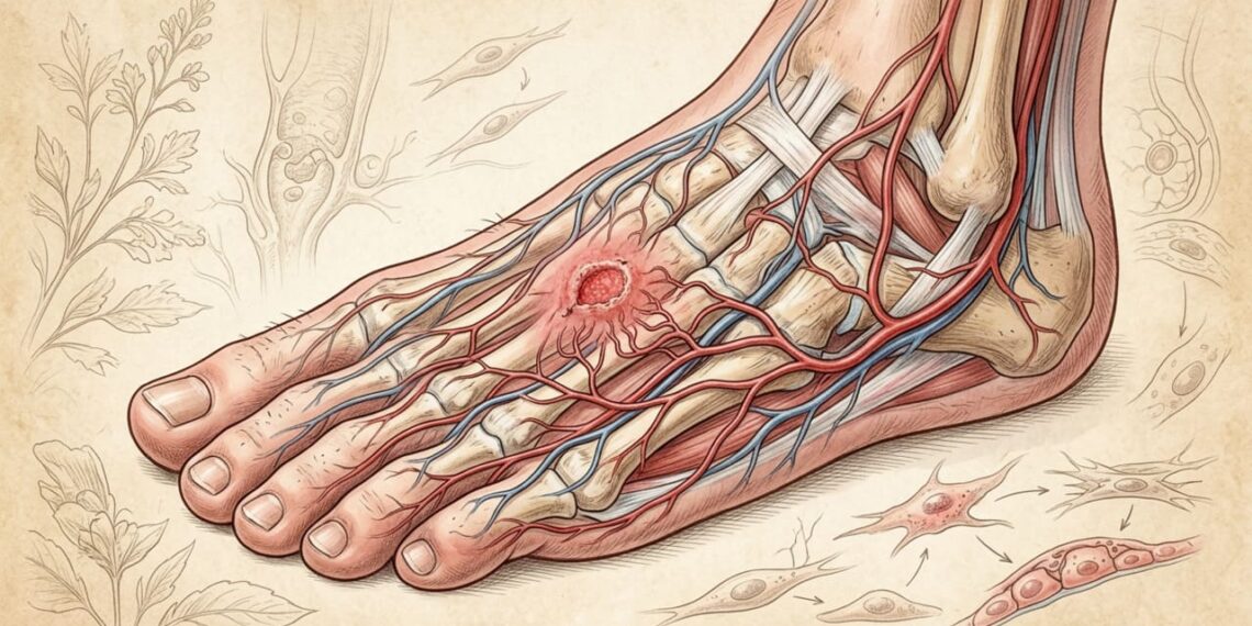 Como a diabetes tipo 2 afeta os rins, os nervos e a cicatrização