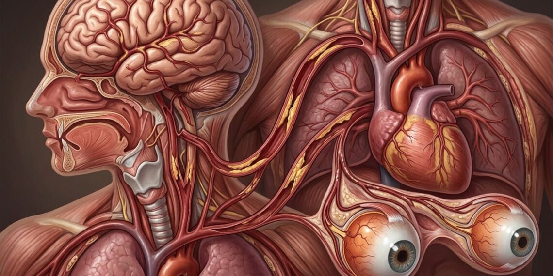 Como a hipertensão afeta o cérebro, a visão e a função sexual?