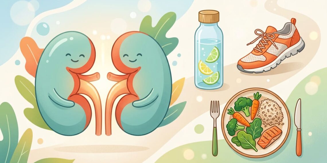 Os 5 hábitos a incorporar aos 50 anos para proteger os rins e viver melhor aos 80