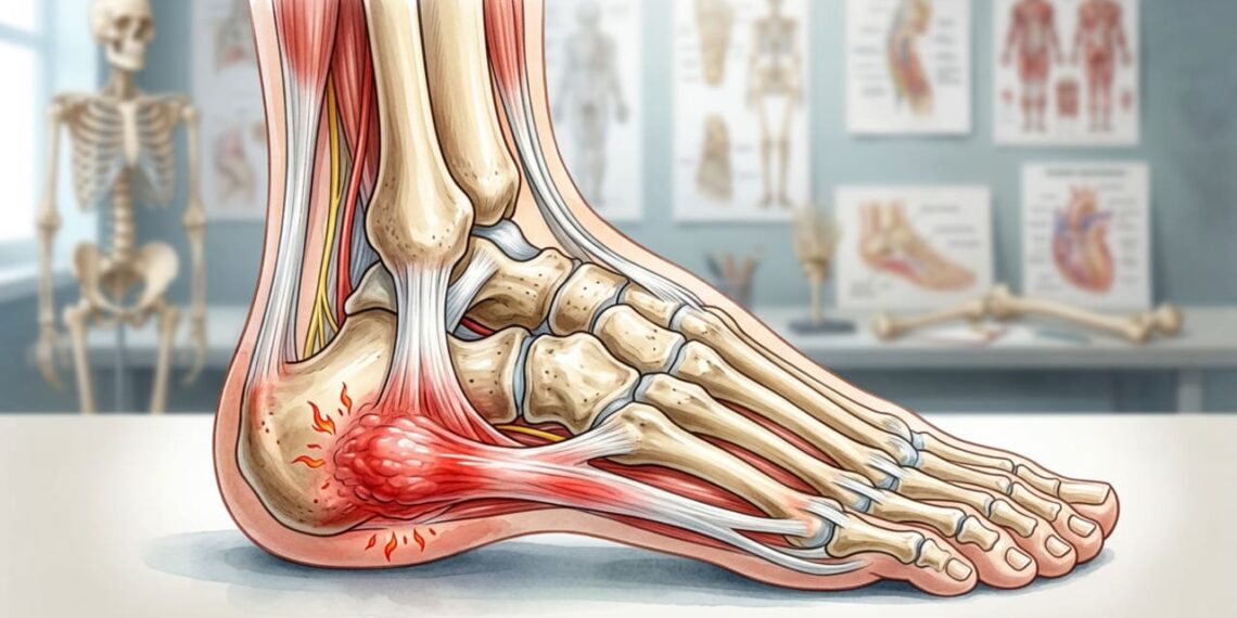 Dor persistente no calcanhar: quando consultar um especialista para evitar a fascite plantar crônica