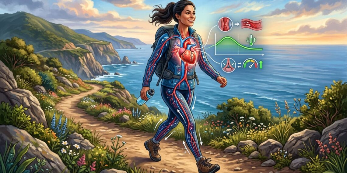 O que acontece com a sua pressão arterial quando você caminha todos os dias?