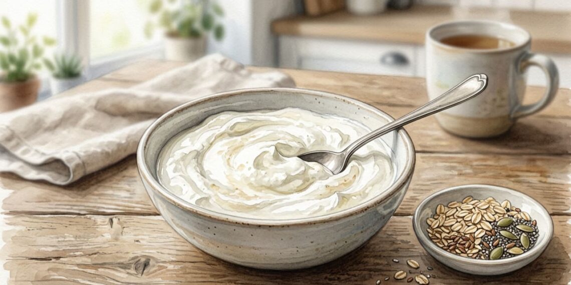 O "ouro branco" no café da manhã: o alimento acessível para regenerar a flora intestinal e reduzir a inflamação