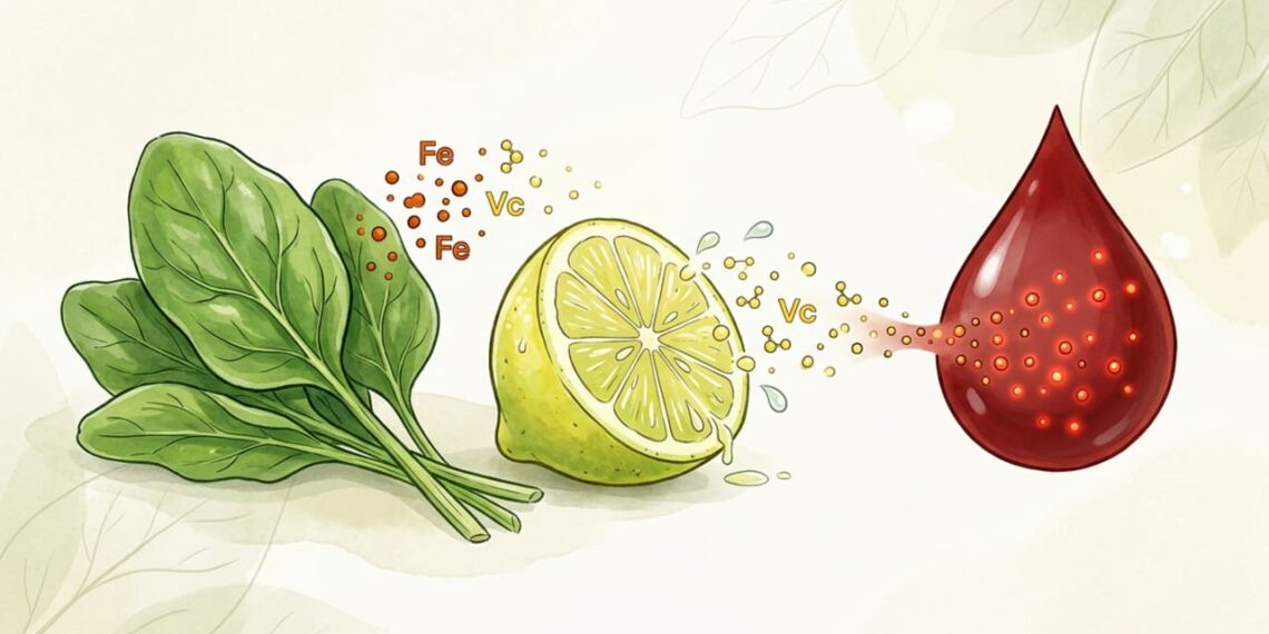 Se você consumir espinafre com limão, aproveitará mais o ferro da planta e prevenirá a anemia