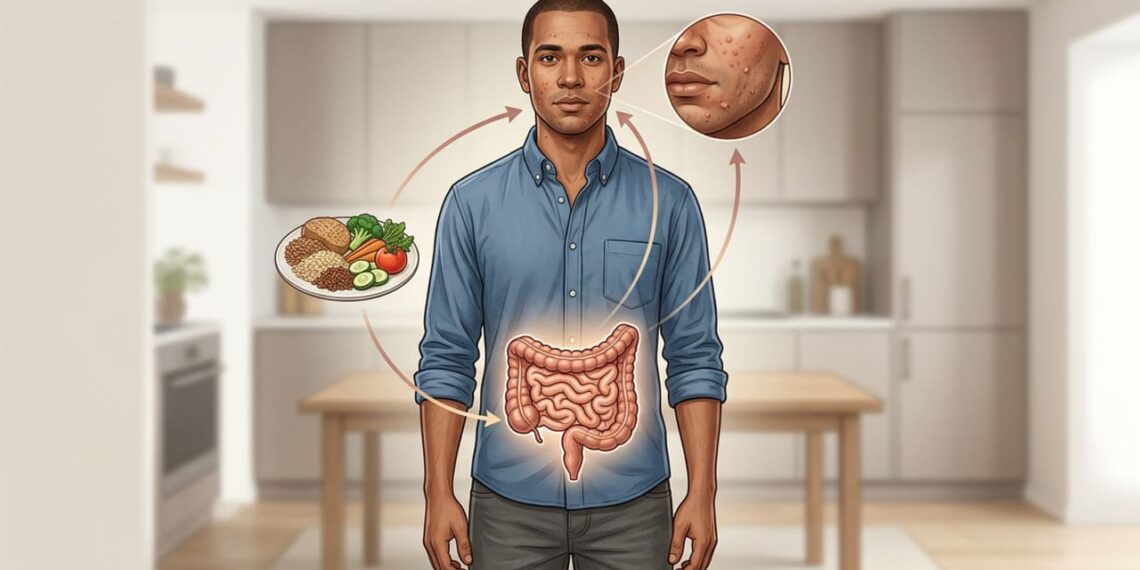 Como a má alimentação afeta o intestino, a pele e a disposição?