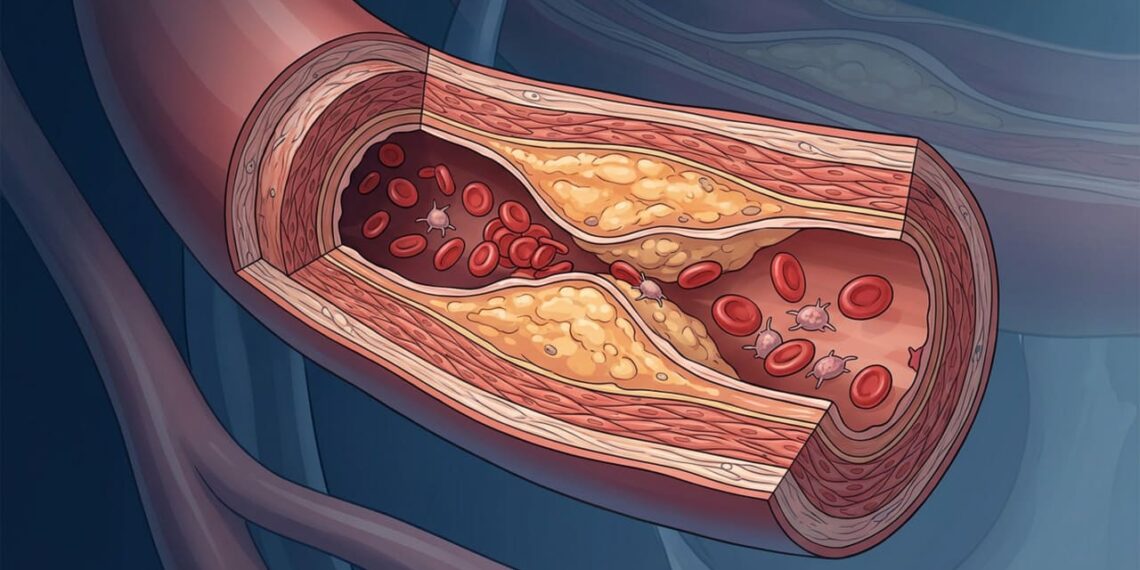Como o colesterol alto afeta o coração, o cérebro e a circulação das pernas?