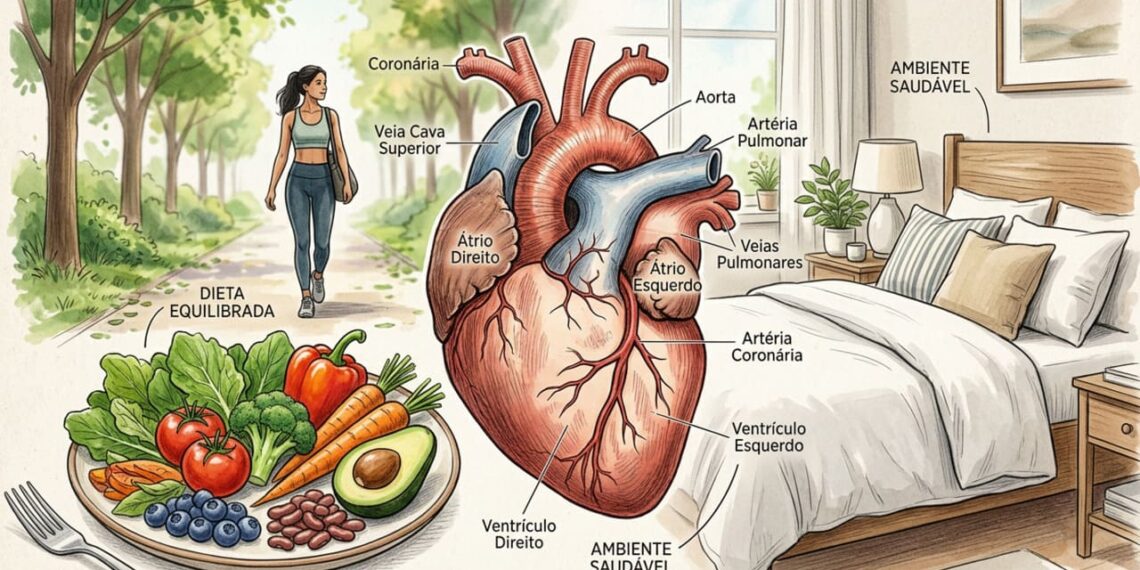 Três mudanças simples para reduzir o risco de infarto e derrame