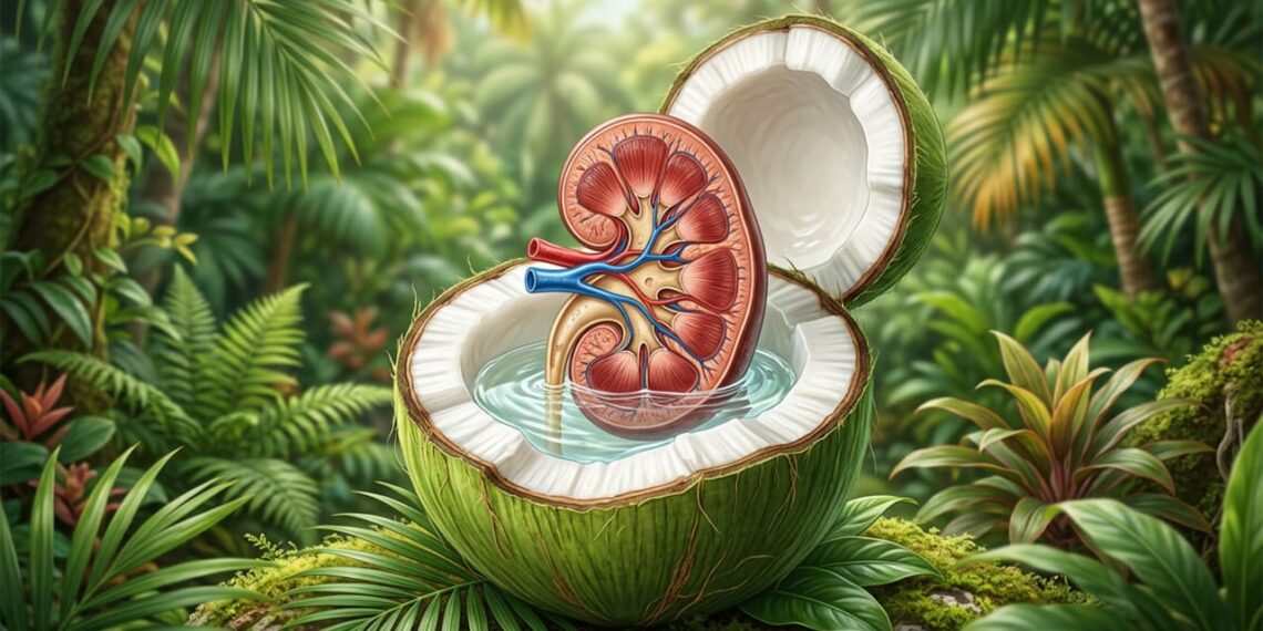 Quais são as propriedades curativas de beber água de coco natural em jejum?