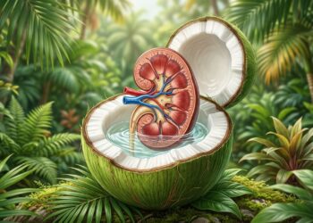 Quais são as propriedades curativas de beber água de coco natural em jejum?