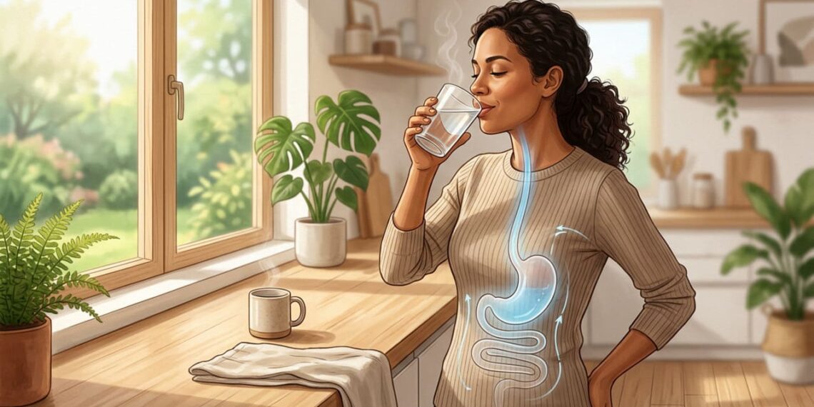 O que acontece com o seu corpo quando você toma água morna ao acordar