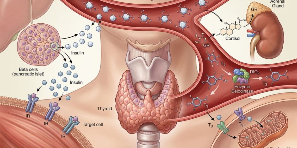 O que acontece à tireoide quando se consome excesso de açúcar diariamente?