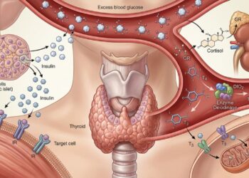 O que acontece à tireoide quando se consome excesso de açúcar diariamente?