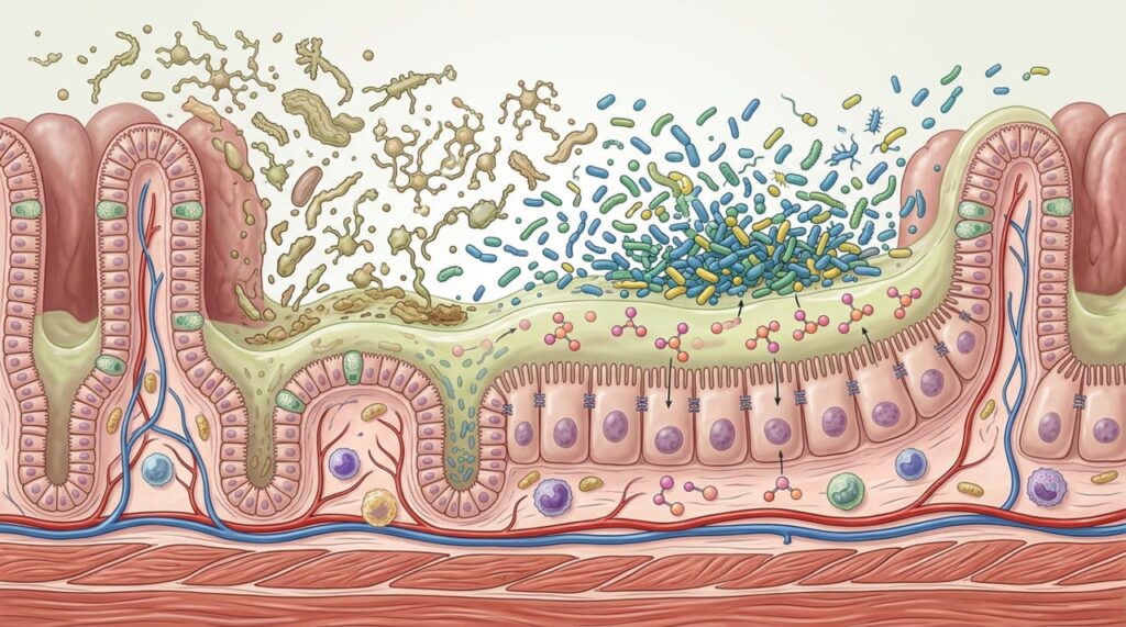 O que acontece ao intestino quando se come pouca fibra diariamente?