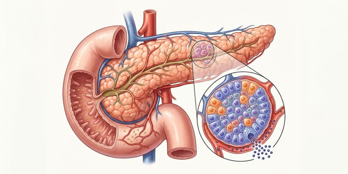 O que acontece ao pâncreas quando se consome excesso de açúcar diariamente?
