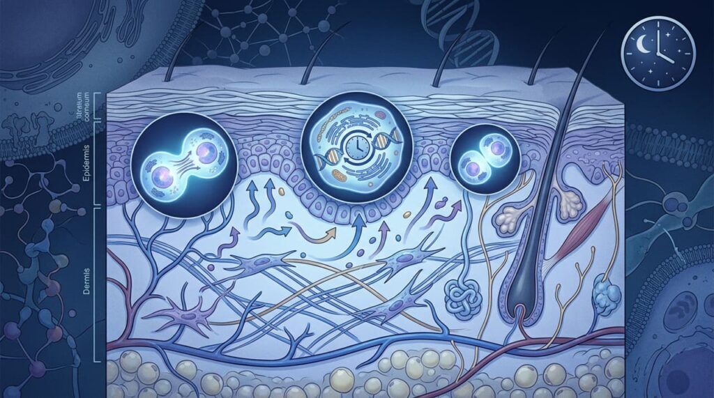 O relógio biológico da pele ajuda a se regenerar durante o sono e a proteger contra agressões externas