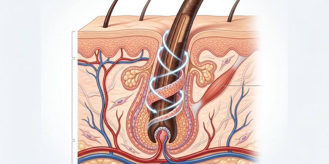 Uma nova descoberta pode reescrever os livros didáticos: seu cabelo não cresce como os pesquisadores pensavam