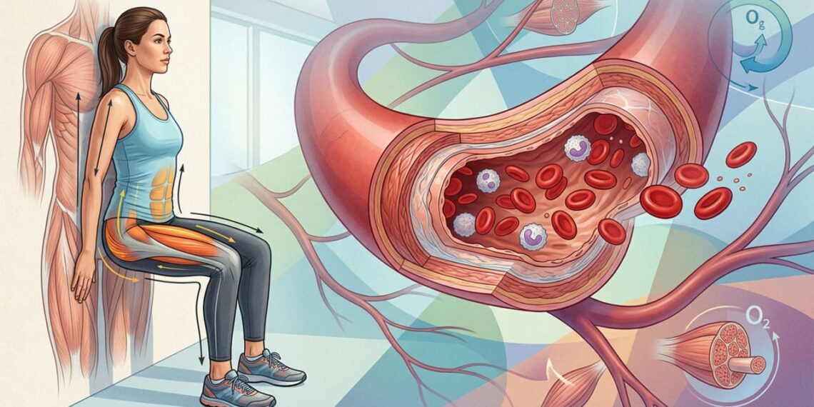 Estudos indicam este exercício isométrico para ajudar a reduzir a pressão alta