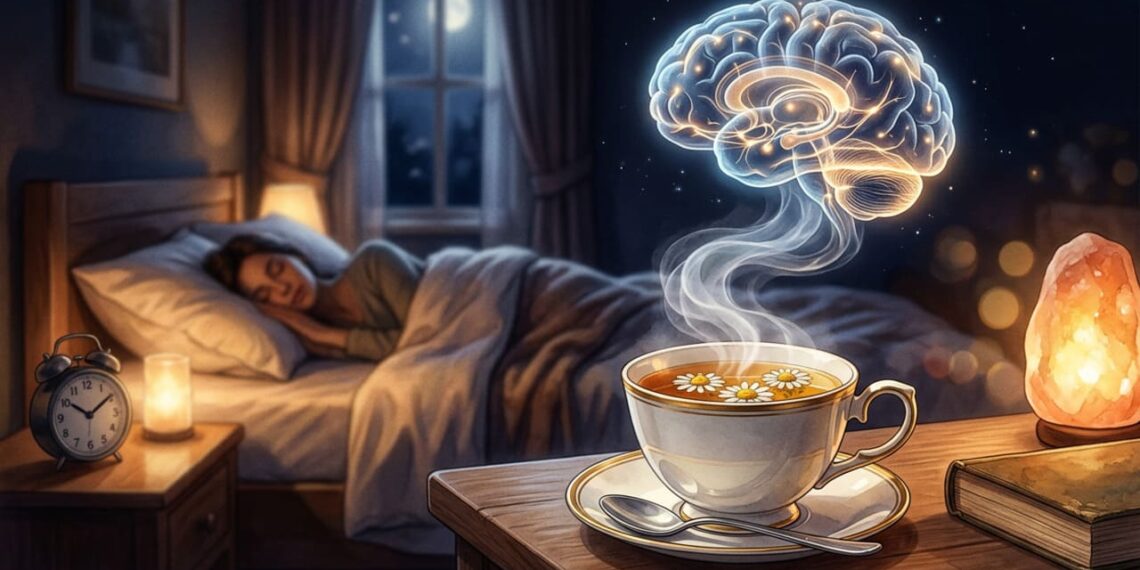 Quais são as propriedades curativas de beber chá de camomila antes de dormir?