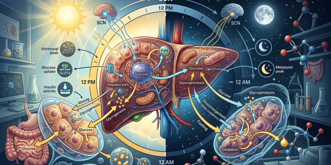 O relógio biológico do fígado ajuda a digerir melhor os alimentos e a convertê-los em energia