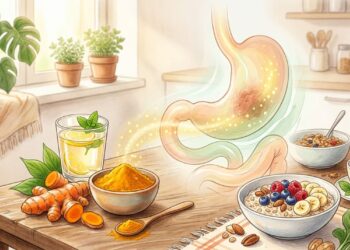 Como usar a cúrcuma para combater a inflamação no estômago