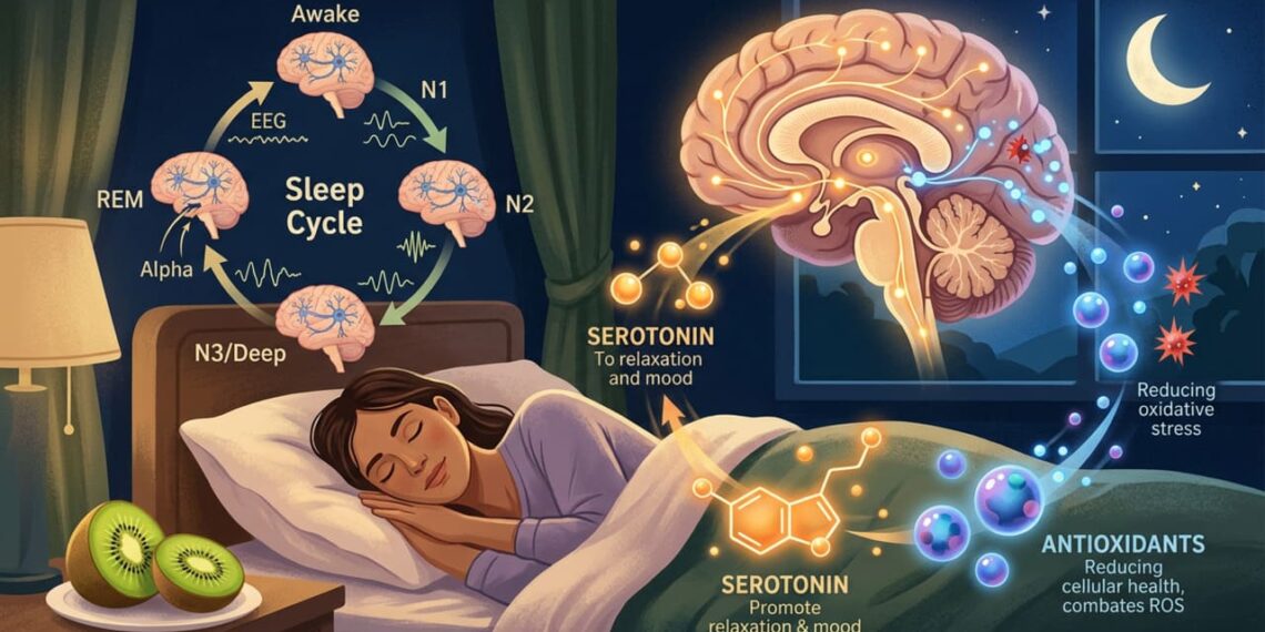 O que os pesquisadores dizem sobre o consumo de kiwi antes de dormir: dicas simples para o sono e a saúde intestinal