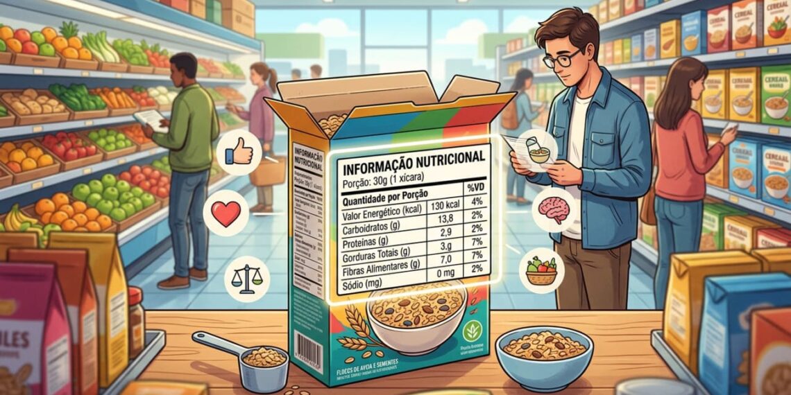 Como interpretar os rótulos de alimentos corretamente e por que a porção indicada é fundamental
