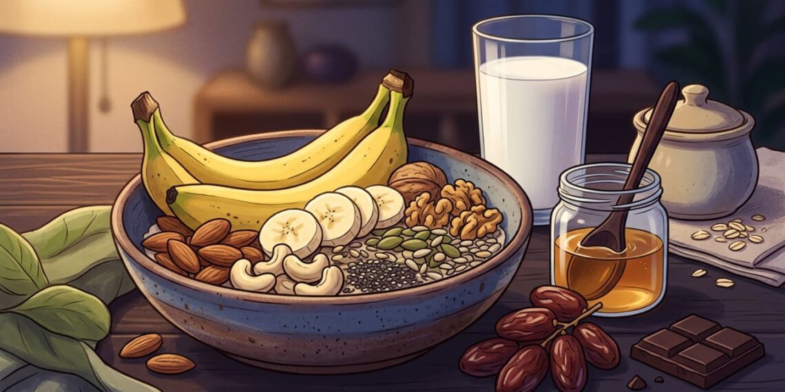 Os melhores alimentos com triptofano para dormir como um bebê naturalmente