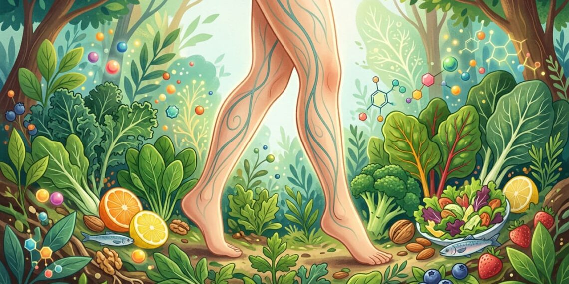 Vitaminas que ajudam a melhorar a circulação sanguínea e a prevenir varizes