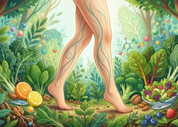 Vitaminas que ajudam a melhorar a circulação sanguínea e a prevenir varizes